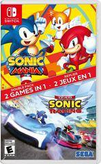 Sonic Mania + Team Sonic Racing Double Pack - (New) (Nintendo Switch)