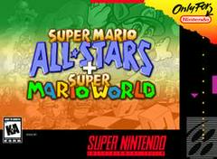 Super Mario All-stars and Super Mario World - Used - (Incomplete) (Super Nintendo)