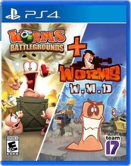Worms Battlegrounds + Worms W.M.D - (New) (Playstation 4)