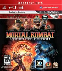 Mortal Kombat Komplete Edition [Greatest Hits] - Used - (Incomplete) (Playstation 3)