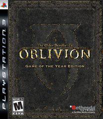 Elder Scrolls IV Oblivion [Game of the Year] - Used - (Incomplete) (Playstation 3)